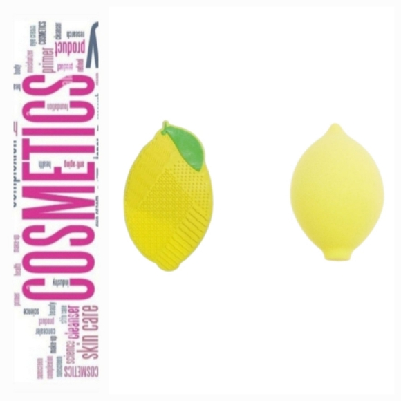 Lemon Shaped Makeup Accessories Set - Picture 1 of 3